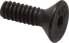 Value Collection - #4-40 UNC Hex Socket Drive, 82° Flat Screw - Alloy Steel, Black Oxide Finish, Fully Threaded, 3/8" OAL - Americas Industrial Supply