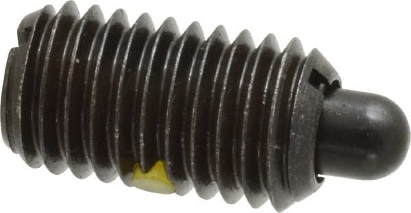 Gibraltar - 5/8-11, 1-1/8" Thread Length, 5/16" Plunger Projection, Steel Threaded Spring Plunger - Americas Industrial Supply