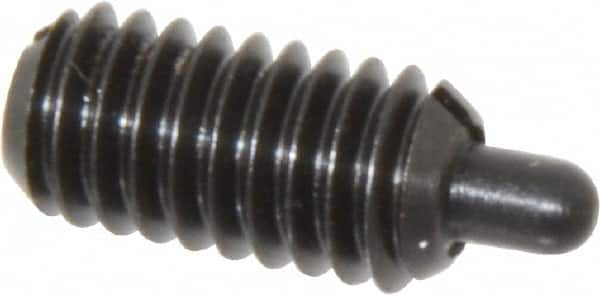 Gibraltar - 5/16-18, 5/8" Thread Length, 3/16" Plunger Projection, Steel Threaded Spring Plunger - Americas Industrial Supply