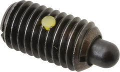 Gibraltar - 5/8-11, 1-1/8" Thread Length, 5/16" Plunger Projection, Steel Threaded Spring Plunger - 0.31" Max Plunger Diam, 2 Lb Init End Force, 10.5 Lb Final End Force - Americas Industrial Supply