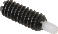 Gibraltar - 1/4-20, 5/8" Thread Length, 3/16" Plunger Projection, Steel Threaded Spring Plunger - 0.119" Max Plunger Diam, 0.5 Lb Init End Force, 6 Lb Final End Force - Americas Industrial Supply