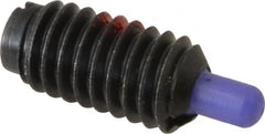 Gibraltar - 5/16-18, 5/8" Thread Length, 3/16" Plunger Projection, Steel Threaded Spring Plunger - 0.135" Max Plunger Diam, 0.5 Lb Init End Force, 10 Lb Final End Force - Americas Industrial Supply