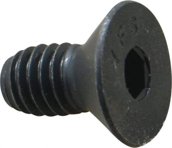 Value Collection - 5/16-18 UNC Hex Socket Drive, 82° Flat Screw - Alloy Steel, Black Oxide Finish, Fully Threaded, 5/8" OAL - Americas Industrial Supply