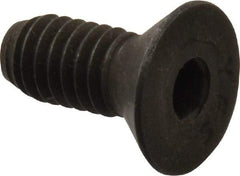 Value Collection - 5/16-18 UNC Hex Socket Drive, 82° Flat Screw - Alloy Steel, Black Oxide Finish, Fully Threaded, 3/4" OAL - Americas Industrial Supply
