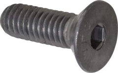 Value Collection - 5/16-18 UNC Hex Socket Drive, 82° Flat Screw - Alloy Steel, Black Oxide Finish, Fully Threaded, 1" OAL - Americas Industrial Supply