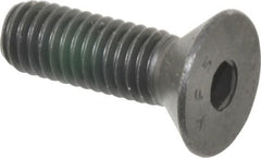 Value Collection - 3/8-16 UNC Hex Socket Drive, 82° Flat Screw - Alloy Steel, Black Oxide Finish, Fully Threaded, 1-1/4" OAL - Americas Industrial Supply