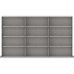 LISTA - 12-Compartment Drawer Divider Layout for 3.15" High Drawers - Americas Industrial Supply