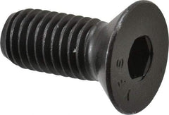 Value Collection - 1/2-13 UNC Hex Socket Drive, 82° Flat Screw - Alloy Steel, Black Oxide Finish, Fully Threaded, 1-1/4" OAL - Americas Industrial Supply