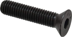 Value Collection - 1/2-13 UNC Hex Socket Drive, 82° Flat Screw - Alloy Steel, Black Oxide Finish, Fully Threaded, 2-1/4" OAL - Americas Industrial Supply