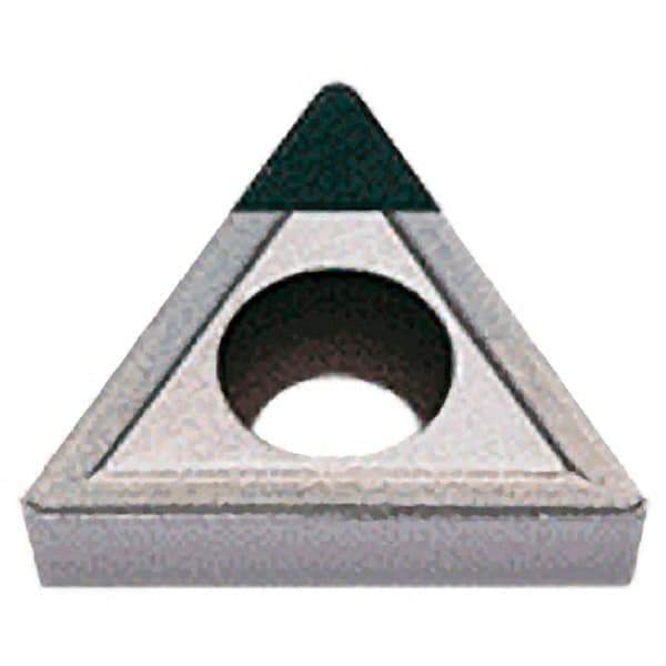 Iscar - TCMT2-1 T Grade IB55 CBN Turning Insert - Uncoated, 60° Triangle, 1/4" Inscr Circle, 3/32" Thick, 1/64" Corner Radius - Americas Industrial Supply