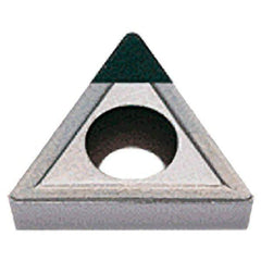 Iscar - TCMT2-1 T Grade IB55 CBN Turning Insert - Uncoated, 60° Triangle, 1/4" Inscr Circle, 3/32" Thick, 1/64" Corner Radius - Americas Industrial Supply