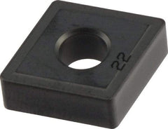 Iscar - CNMG432 Grade IN22 Ceramic Turning Insert - Al2O3/TiCN Finish, 80° Diamond, 1/2" Inscr Circle, 3/16" Thick, 1/32" Corner Radius - Americas Industrial Supply