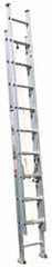 Made in USA - 36' High, Type I Rating, Aluminum Extension Ladder - Americas Industrial Supply