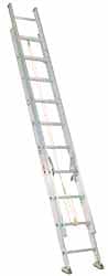 Made in USA - 28' High, Type IAA Rating, Aluminum Extension Ladder - Americas Industrial Supply