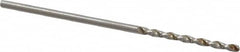 Accupro - 1.25mm 130° Cobalt Jobber Drill - Bright Finish, Right Hand Cut, Parabolic Flute, Straight Shank, 1-1/2" OAL, Split Point - Americas Industrial Supply