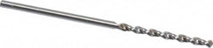 Accupro - 1.67mm 130° Cobalt Jobber Drill - Bright Finish, Right Hand Cut, Parabolic Flute, Straight Shank, 1-11/16" OAL, Split Point - Americas Industrial Supply
