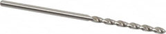Accupro - #49 130° Cobalt Jobber Drill - Bright Finish, Right Hand Cut, Parabolic Flute, Straight Shank, 1-13/16" OAL, Split Point - Americas Industrial Supply