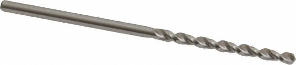 Accupro - #48 130° Cobalt Jobber Drill - Bright Finish, Right Hand Cut, Parabolic Flute, Straight Shank, 1-15/16" OAL, Split Point - Americas Industrial Supply