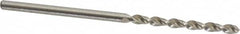 Accupro - #46 130° Cobalt Jobber Drill - Bright Finish, Right Hand Cut, Parabolic Flute, Straight Shank, 1-15/16" OAL, Split Point - Americas Industrial Supply