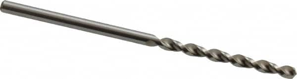 Accupro - 2.1mm 130° Cobalt Jobber Drill - Bright Finish, Right Hand Cut, Parabolic Flute, Straight Shank, 1-59/64" OAL, Split Point - Americas Industrial Supply