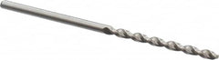 Accupro - #42 130° Cobalt Jobber Drill - Bright Finish, Right Hand Cut, Parabolic Flute, Straight Shank, 2-1/4" OAL, Split Point - Americas Industrial Supply