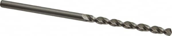 Accupro - #38 130° Cobalt Jobber Drill - Bright Finish, Right Hand Cut, Parabolic Flute, Straight Shank, 2-1/4" OAL, Split Point - Americas Industrial Supply