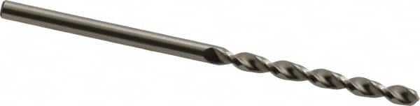 Accupro - 2.6mm 130° Cobalt Jobber Drill - Bright Finish, Right Hand Cut, Parabolic Flute, Straight Shank, 2-1/4" OAL, Split Point - Americas Industrial Supply