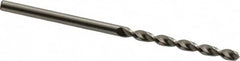 Accupro - 2.6mm 130° Cobalt Jobber Drill - Bright Finish, Right Hand Cut, Parabolic Flute, Straight Shank, 2-1/4" OAL, Split Point - Americas Industrial Supply