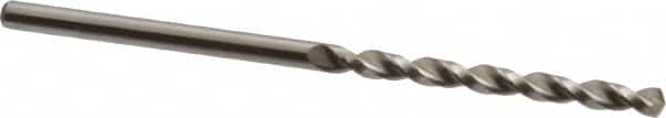 Accupro - 7/64" 130° Cobalt Jobber Drill - Bright Finish, Right Hand Cut, Parabolic Flute, Straight Shank, 2-13/32" OAL, Split Point - Americas Industrial Supply