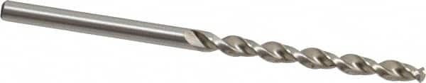 Accupro - #25 130° Cobalt Jobber Drill - Bright Finish, Right Hand Cut, Parabolic Flute, Straight Shank, 2-15/16" OAL, Split Point - Americas Industrial Supply