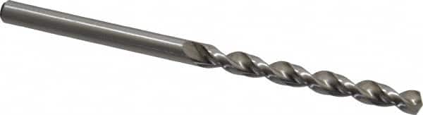 Accupro - #20 130° Cobalt Jobber Drill - Bright Finish, Right Hand Cut, Parabolic Flute, Straight Shank, 2-15/16" OAL, Split Point - Americas Industrial Supply