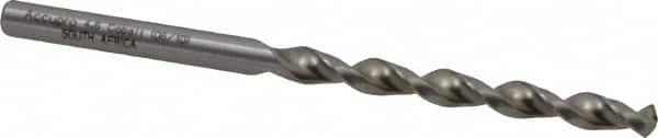 Accupro - 4.6mm 130° Cobalt Jobber Drill - Bright Finish, Right Hand Cut, Parabolic Flute, Straight Shank, 3-5/32" OAL, Split Point - Americas Industrial Supply