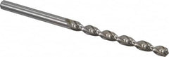 Accupro - 3/16" 130° Cobalt Jobber Drill - Bright Finish, Right Hand Cut, Parabolic Flute, Straight Shank, 3-3/8" OAL, Split Point - Americas Industrial Supply
