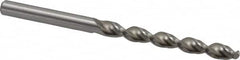 Accupro - 5.9mm 130° Cobalt Jobber Drill - Bright Finish, Right Hand Cut, Parabolic Flute, Straight Shank, 93mm OAL, Split Point - Americas Industrial Supply