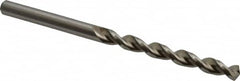 Accupro - Letter D 130° Cobalt Jobber Drill - Bright Finish, Right Hand Cut, Parabolic Flute, Straight Shank, 3-31/32" OAL, Split Point - Americas Industrial Supply