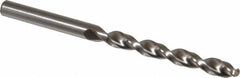 Accupro - Letter L 130° Cobalt Jobber Drill - Bright Finish, Right Hand Cut, Parabolic Flute, Straight Shank, 4-9/32" OAL, Split Point - Americas Industrial Supply