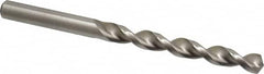 Accupro - Letter Q 130° Cobalt Jobber Drill - Bright Finish, Right Hand Cut, Parabolic Flute, Straight Shank, 4-19/32" OAL, Split Point - Americas Industrial Supply