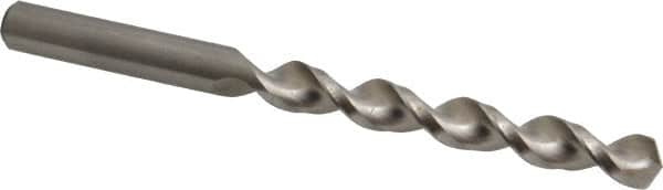 Accupro - 10mm 130° Cobalt Jobber Drill - Bright Finish, Right Hand Cut, Parabolic Flute, Straight Shank, 5-15/64" OAL, Split Point - Americas Industrial Supply
