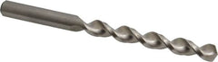 Accupro - 10mm 130° Cobalt Jobber Drill - Bright Finish, Right Hand Cut, Parabolic Flute, Straight Shank, 5-15/64" OAL, Split Point - Americas Industrial Supply