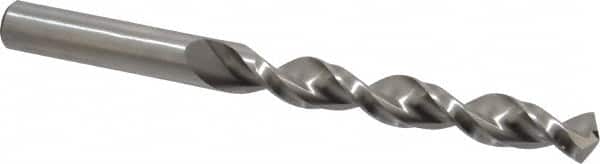 Accupro - 1/2" 130° Cobalt Jobber Drill - Bright Finish, Right Hand Cut, Parabolic Flute, Straight Shank, 5-15/16" OAL, Split Point - Americas Industrial Supply