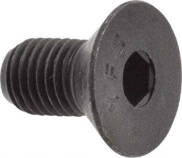 Value Collection - 5/16-24 UNF Hex Socket Drive, 82° Flat Screw - Alloy Steel, Black Oxide Finish, Fully Threaded, 5/8" OAL - Americas Industrial Supply