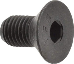 Value Collection - 5/16-24 UNF Hex Socket Drive, 82° Flat Screw - Alloy Steel, Black Oxide Finish, Fully Threaded, 5/8" OAL - Americas Industrial Supply