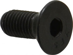 Value Collection - 5/16-24 UNF Hex Socket Drive, 82° Flat Screw - Alloy Steel, Black Oxide Finish, Fully Threaded, 3/4" OAL - Americas Industrial Supply