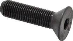 Value Collection - 3/8-24 UNF Hex Socket Drive, 82° Flat Screw - Alloy Steel, Black Oxide Finish, Fully Threaded, 1-1/2" OAL - Americas Industrial Supply