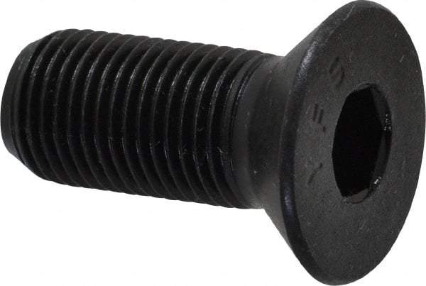 Value Collection - 1/2-20 UNF Hex Socket Drive, 82° Flat Screw - Alloy Steel, Black Oxide Finish, Fully Threaded, 1-1/4" OAL - Americas Industrial Supply