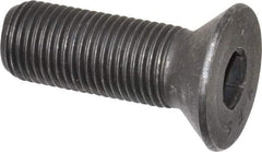 Value Collection - 1/2-20 UNF Hex Socket Drive, 82° Flat Screw - Alloy Steel, Black Oxide Finish, Fully Threaded, 1-1/2" OAL - Americas Industrial Supply