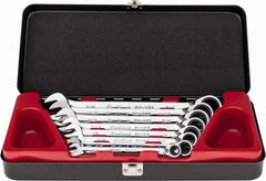 Blackhawk by Proto - 8 Piece, 5/16" to 3/4", Combination Wrench Set - Inch Measurement Standard, Full Polish Finish, Comes in Case - Americas Industrial Supply