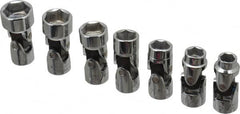 Blackhawk by Proto - 7 Piece 3/8" Drive Standard Socket Set - 6 Points, 3/8 to 3/4", Inch Measurement Standard - Americas Industrial Supply