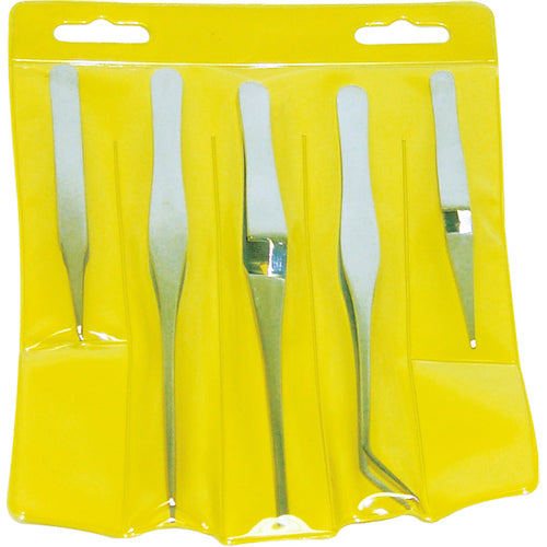 5 Pieces Tweezer Set - Americas Industrial Supply