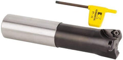 Kennametal - 1-1/2" Cut Diam, 0.06" Max Depth, 1-1/4" Shank Diam, Cylindrical Shank Indexable High-Feed Helical End Mill - Screw Holding Method, WP..06X4.. Insert, KF Toolholder, Through Coolant - Americas Industrial Supply